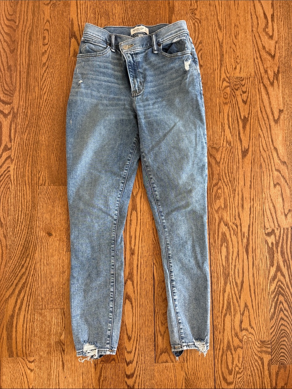 High-Waist A&F Light Blue Women’s Jeans